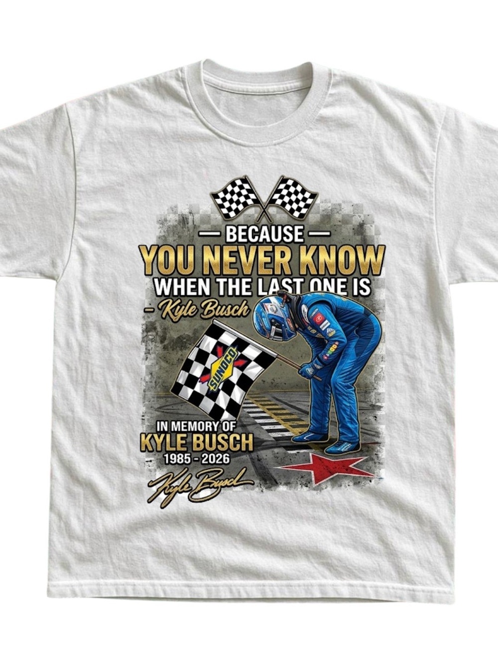 Gildan Kyle Busch Memorial Racing Tee